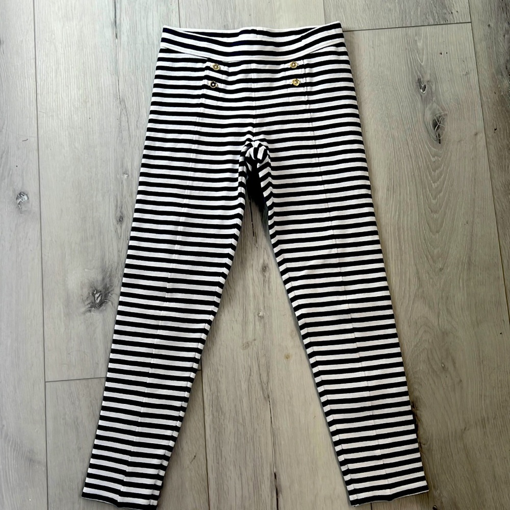 Janie & Jack, 10, like new striped pants!